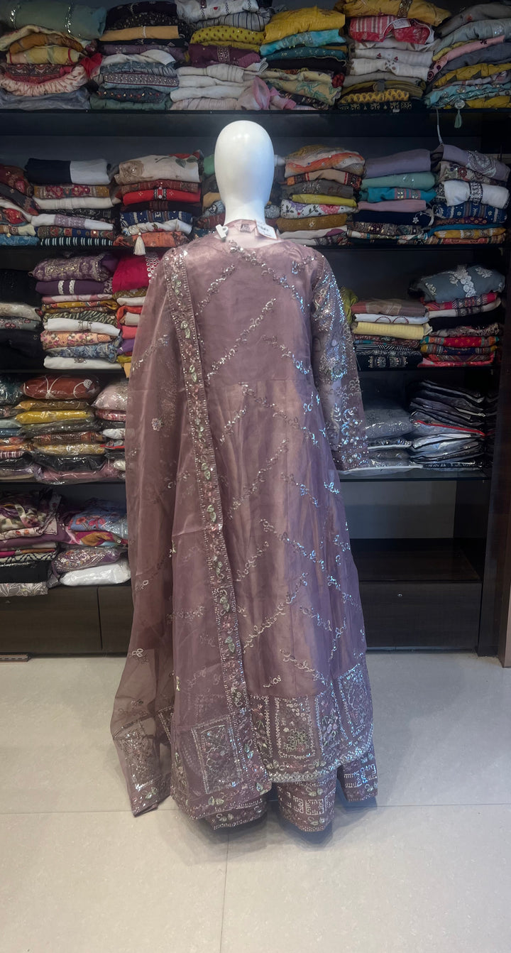 DESIGNER CRIMSON BRIDAL SUIT - CRMB01/ORANGE