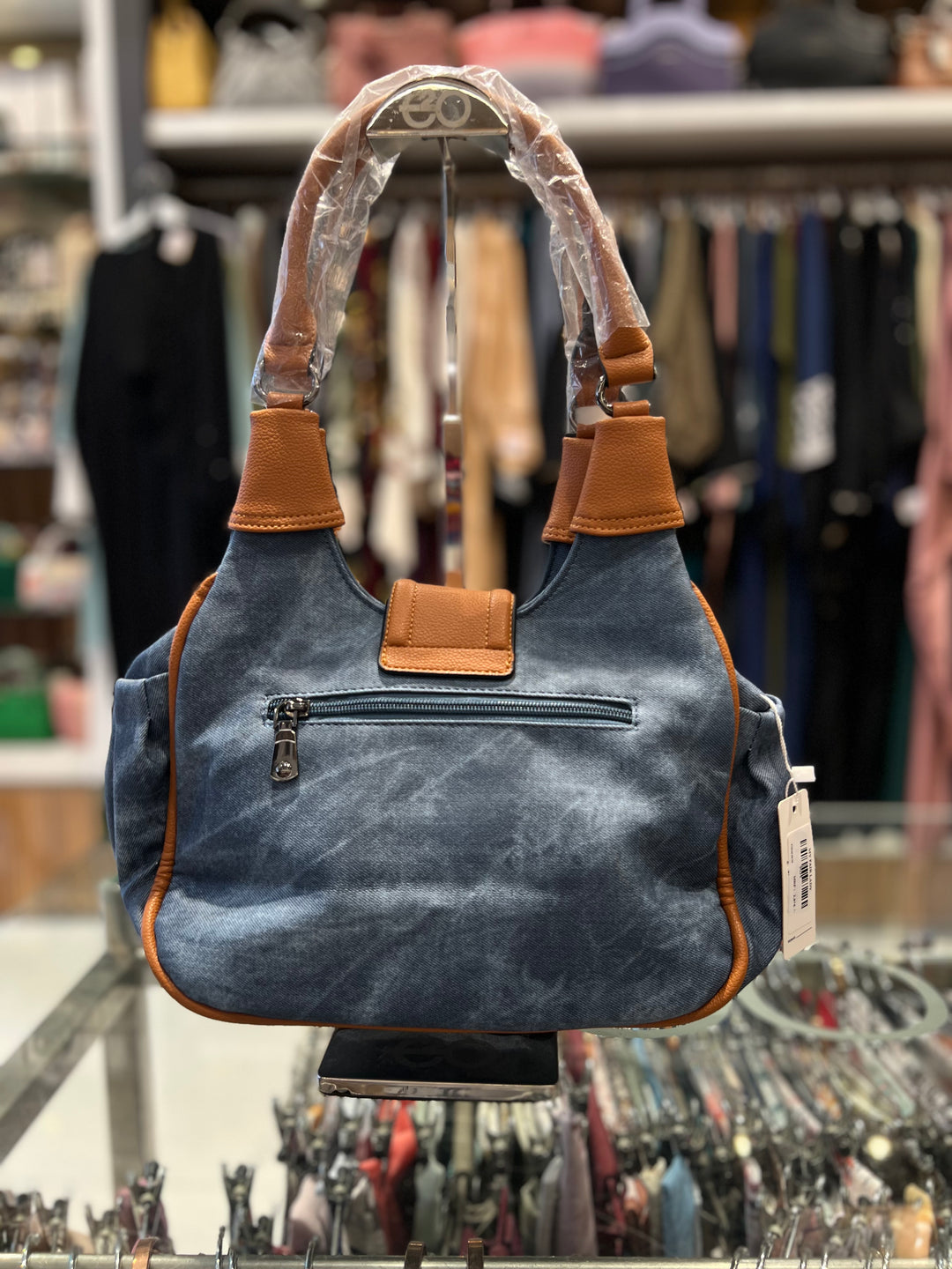 KEFEIYA   HAND  BAG - 9035/ BLUE /