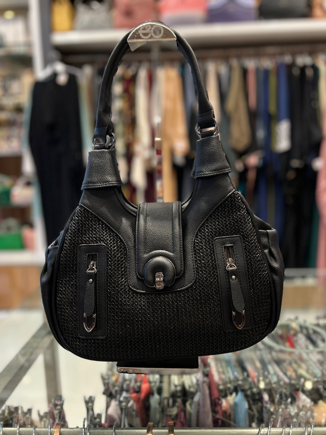 KEFEIYA   HAND  BAG - 9035/ BLACK /