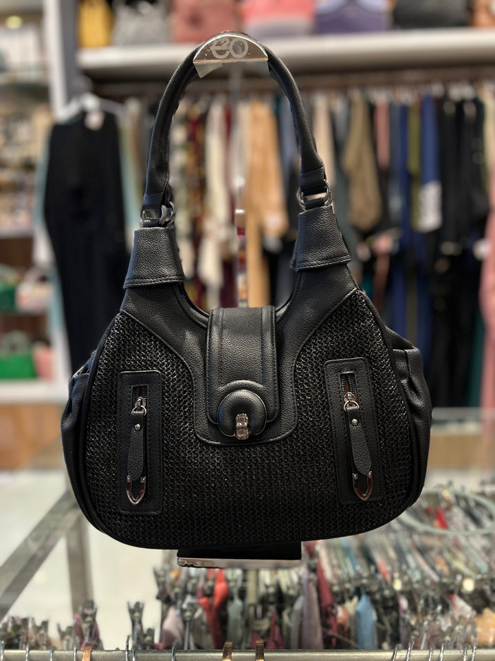 KEFEIYA   HAND  BAG - 9035/ BLACK /