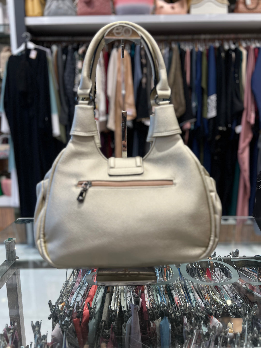 KEFEIYA   HAND  BAG - 9035/ GOLDEN GREEN/