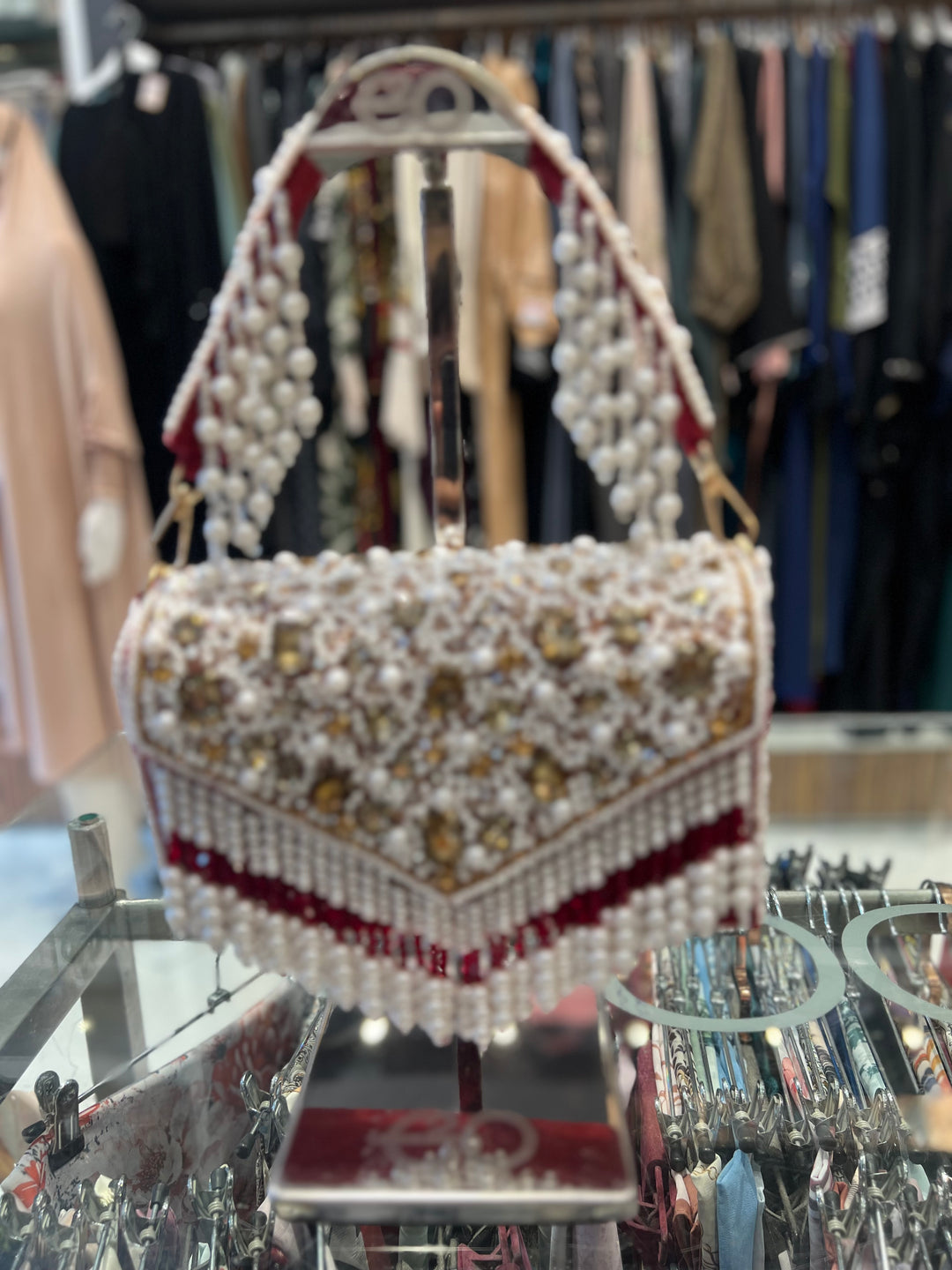 HAND BAG - 11910 /RED/