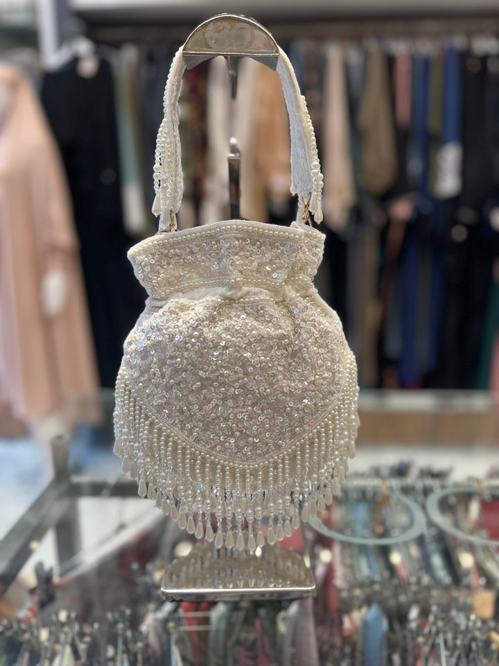 HAND BAG - 8805/WHITE/