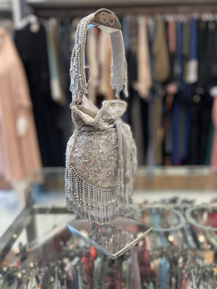 HAND BAG - 8805/GRAY/