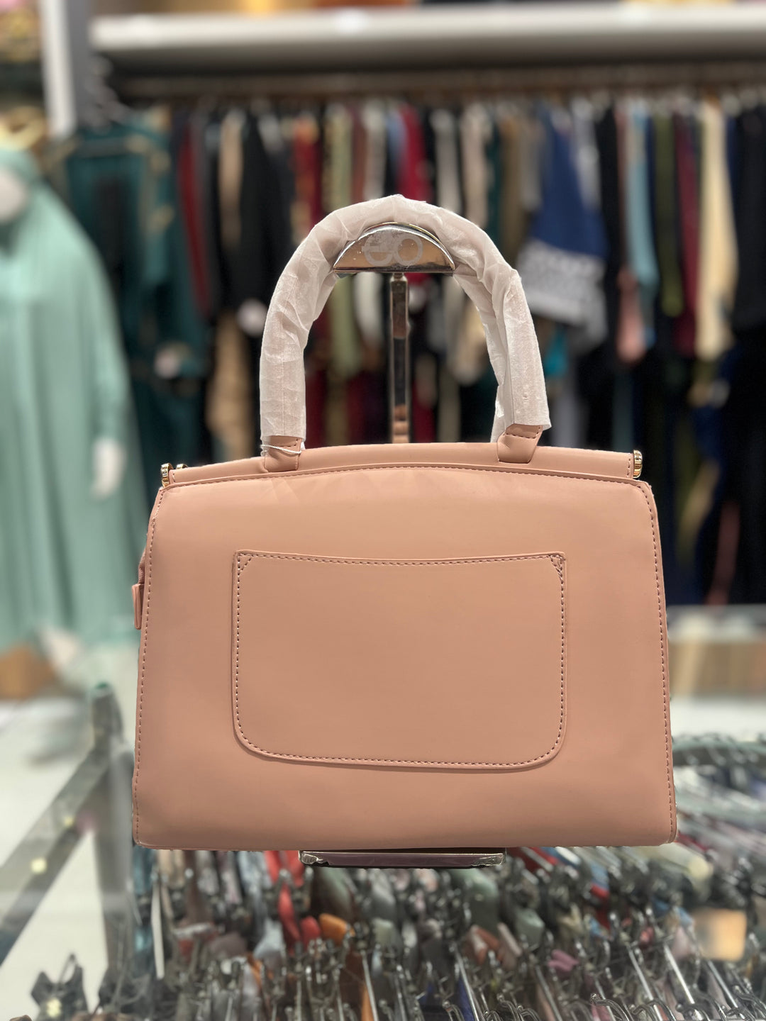PARIS & CLASSIC HAND BAG - P1193/PINK