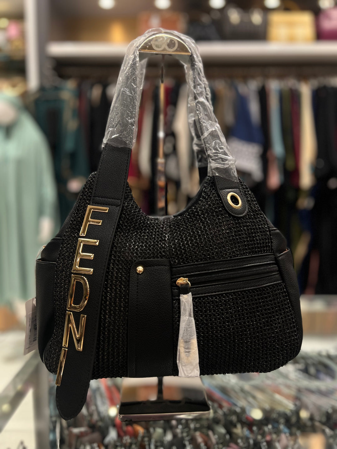 FEDNI HAND BAG - 03305/BLACK