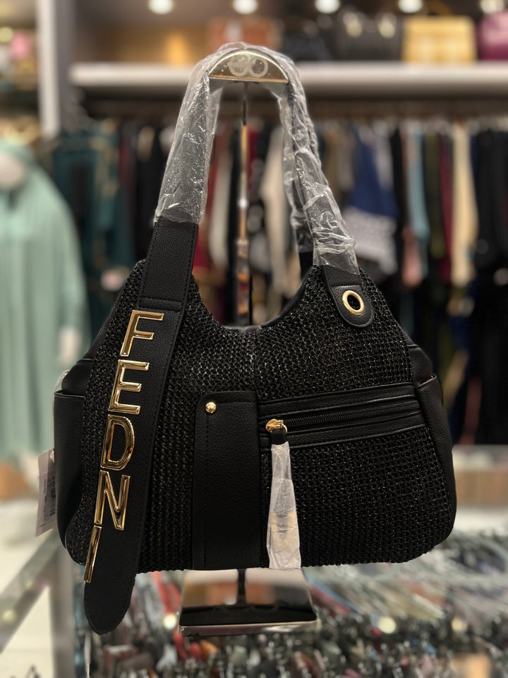 FEDNI HAND BAG - 03305/BLACK