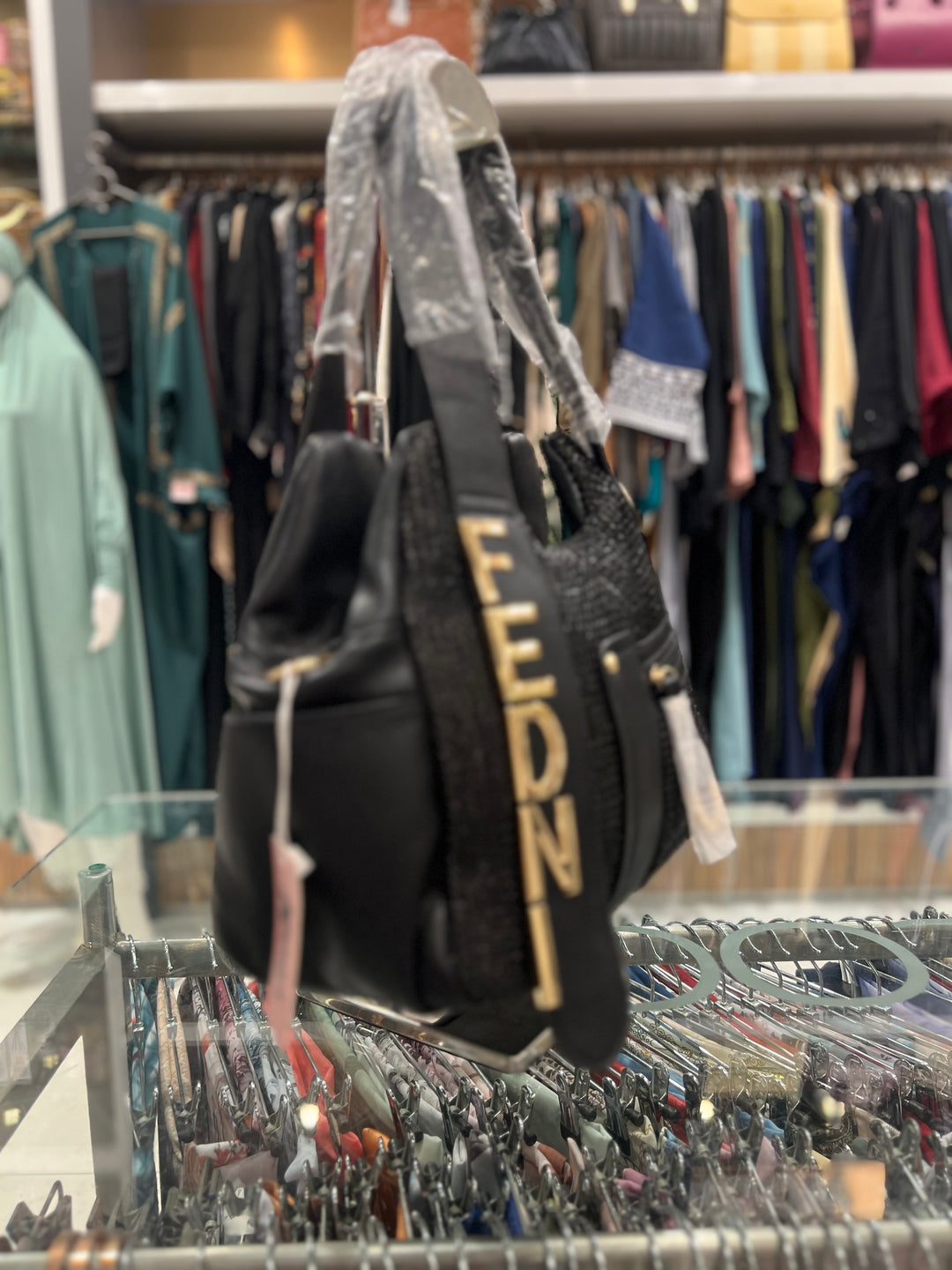 FEDNI HAND BAG - 03305/BLACK