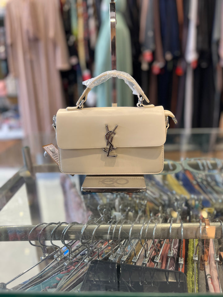 FANCY HAND BAG - BH21/OFF WHITE/