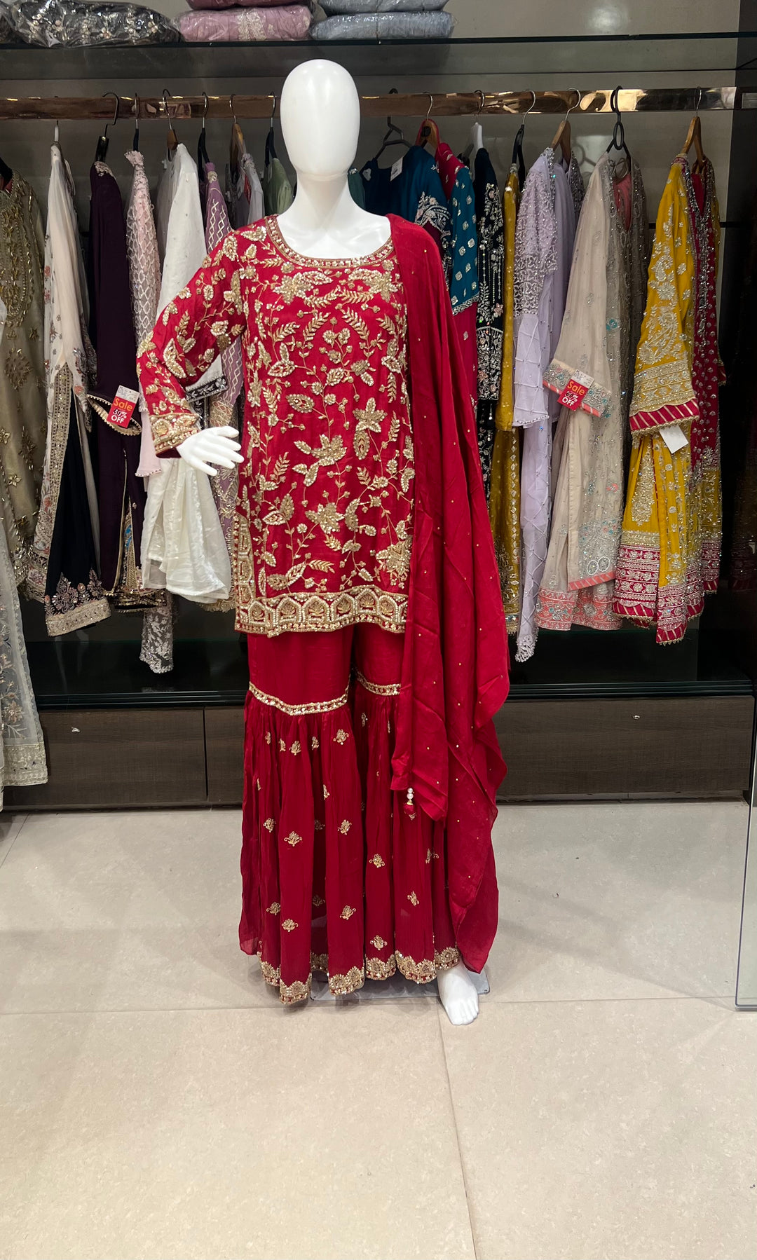Heavy Zari Work Bridemaid Design- AD17