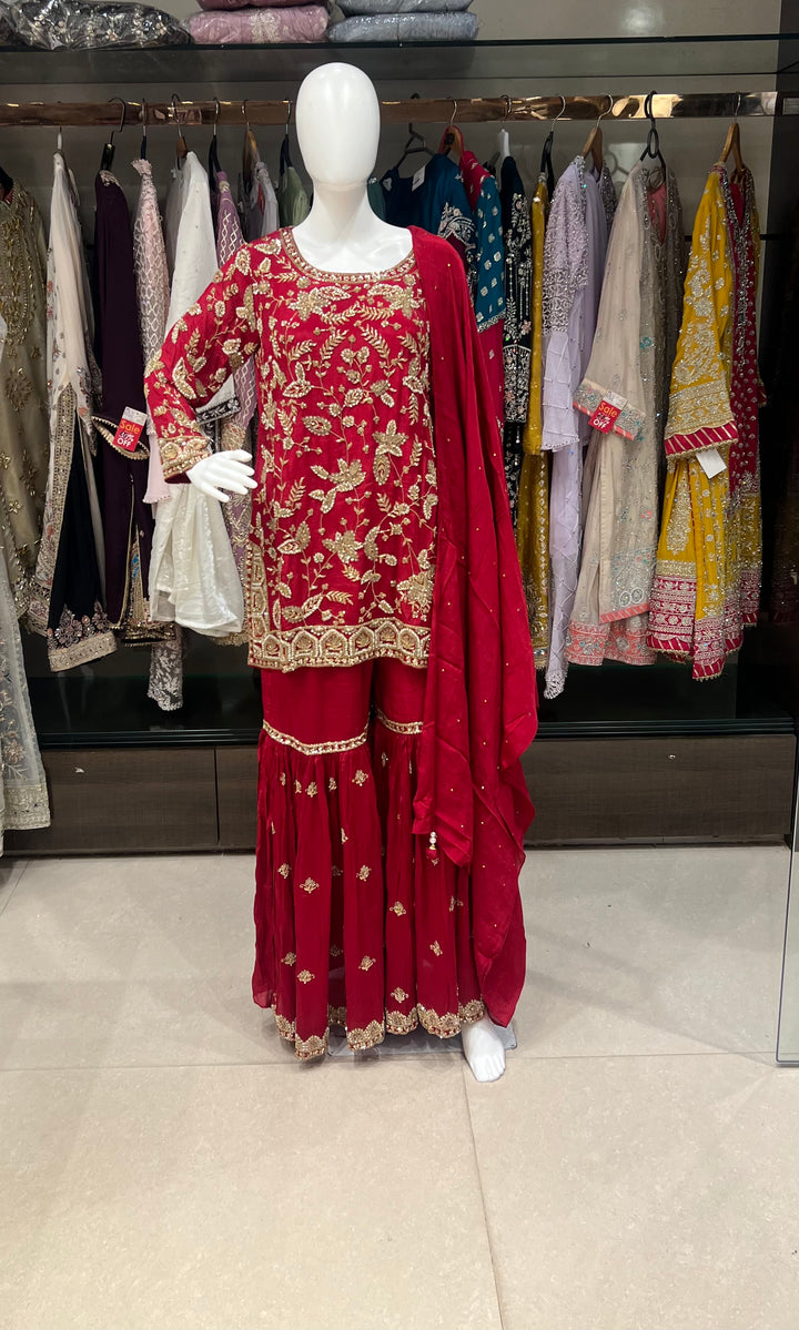 Heavy Zari Work Bridemaid Design- AD17