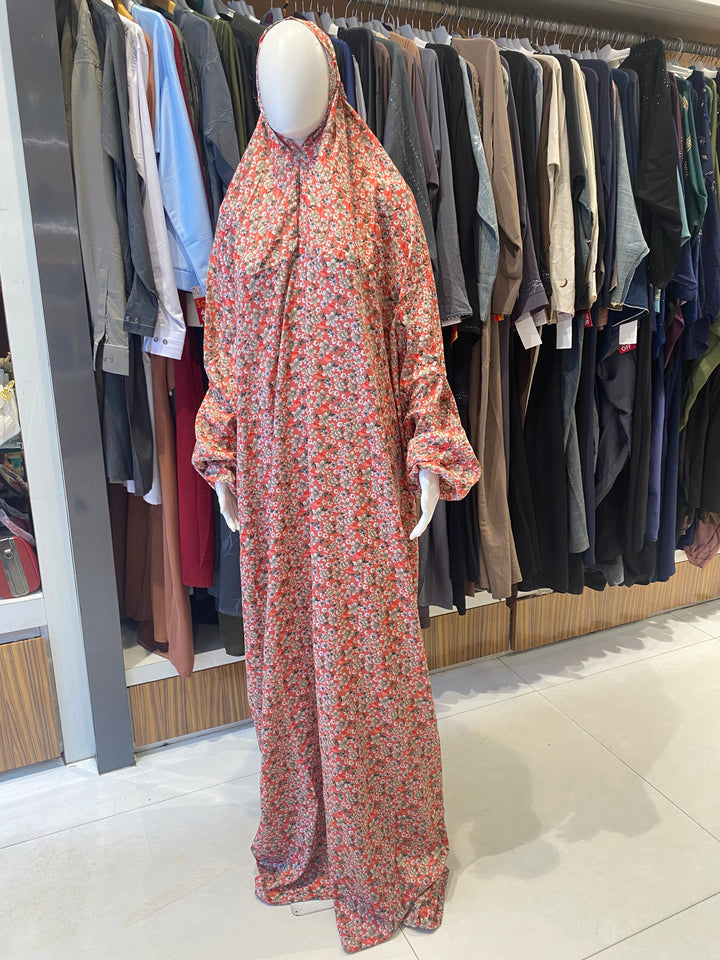 AYESHA PRAYER DRESS SOFT REYON PRINT EHRAAM NEW COLOURS (FULL LENGTH)PD01