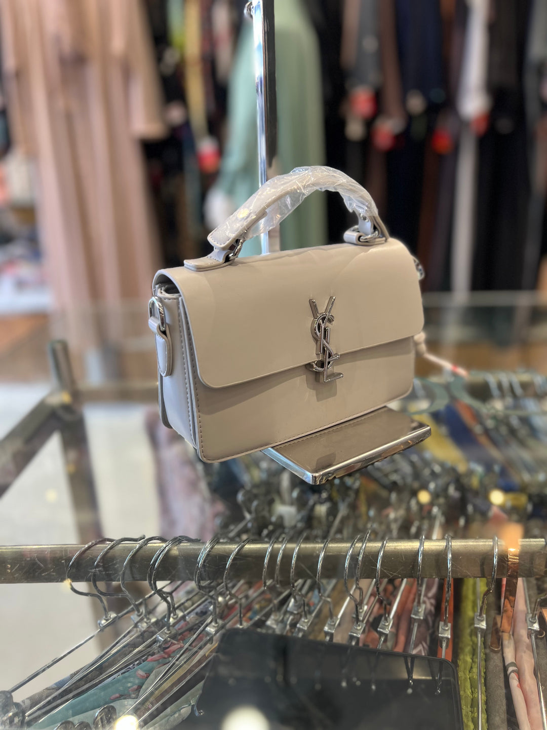 FANCY HAND BAG - BH21/GREY/