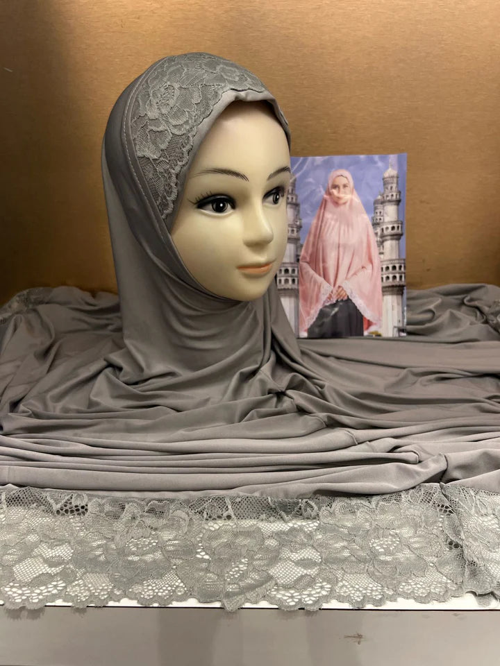 RAMZAN NAMAZ HIJABS (40 INCH) (SLEEVELESS) (NEW COLOURS) - J1052