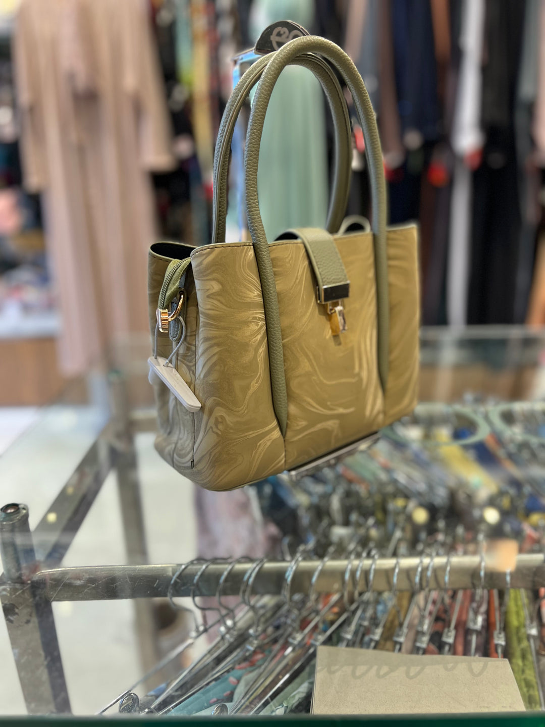 HAND BAG - BH24/GREEN/