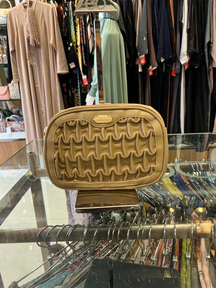 FANCY HAND BAG - BH16/BISCUIT COLOUR /