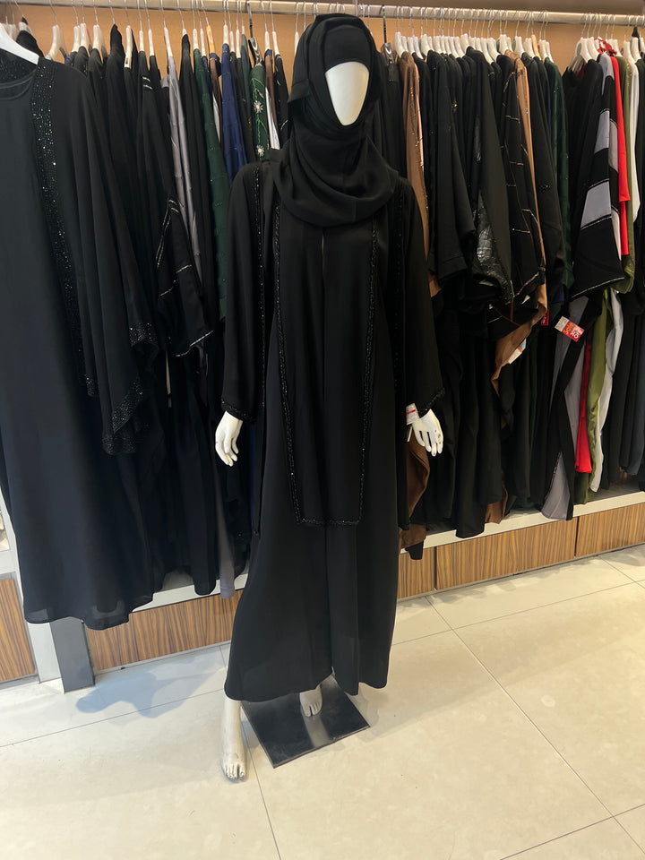 black abaya- d0663