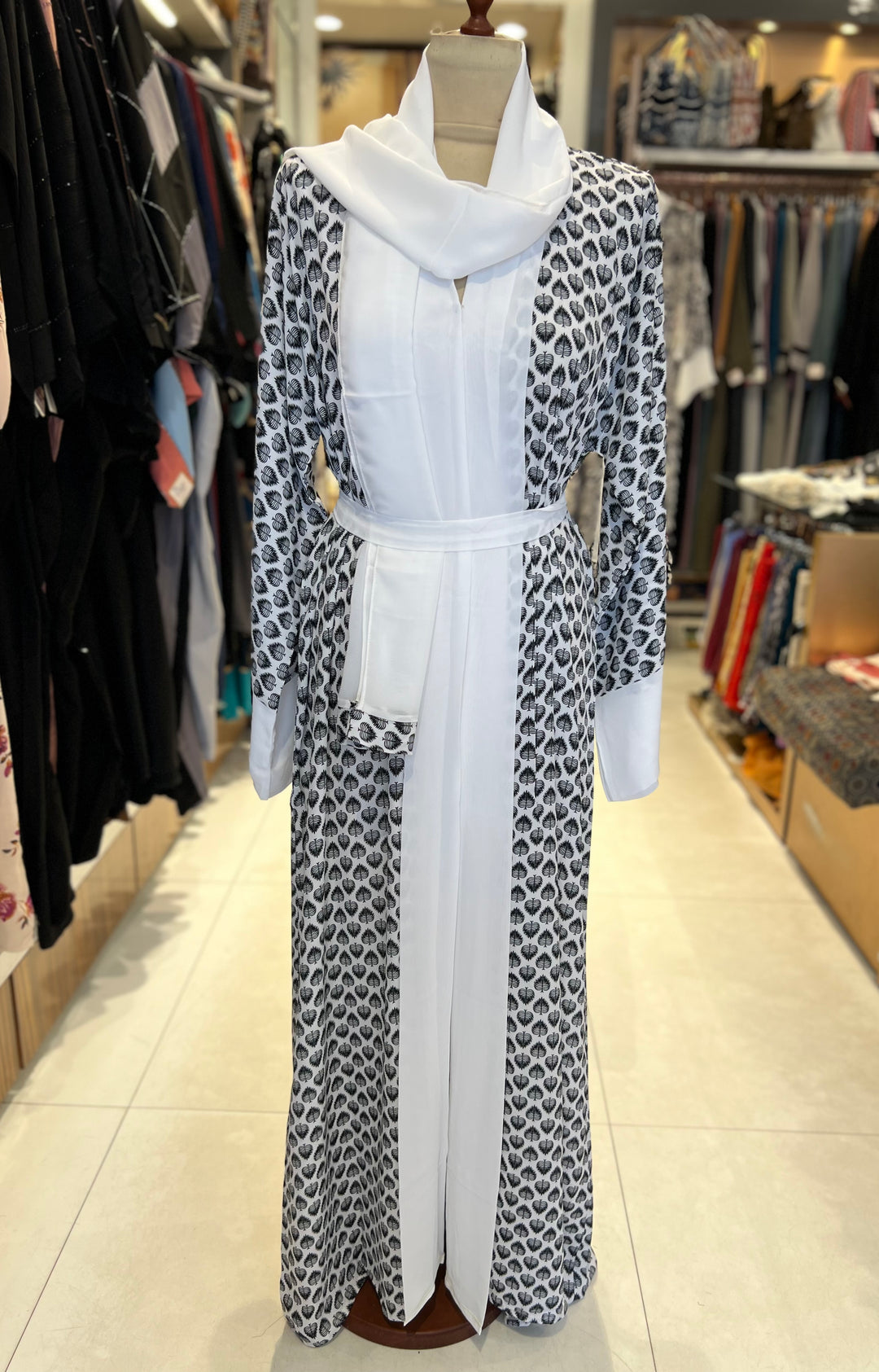 printed abaya-jn02