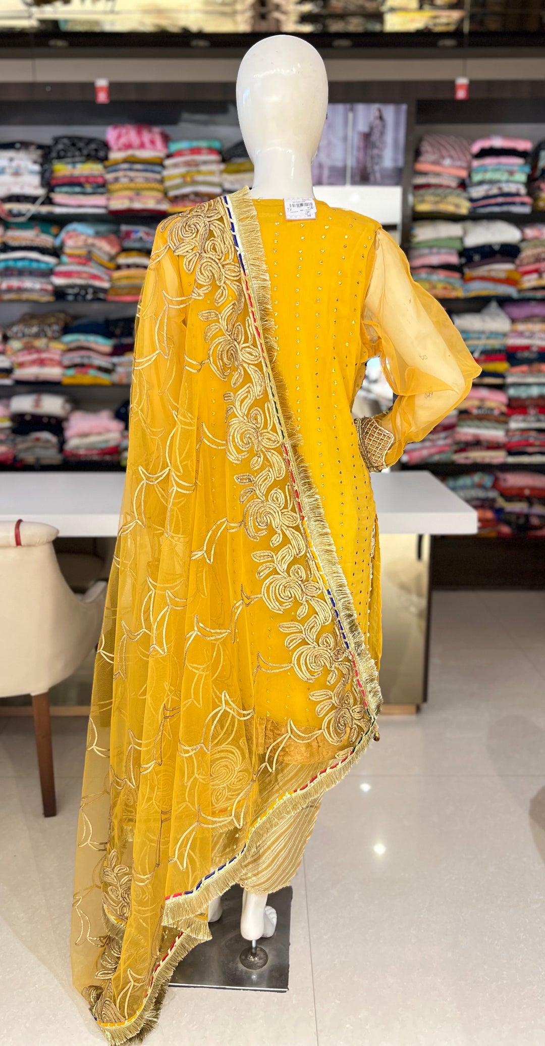 khudabaksh yellow emb set-25513