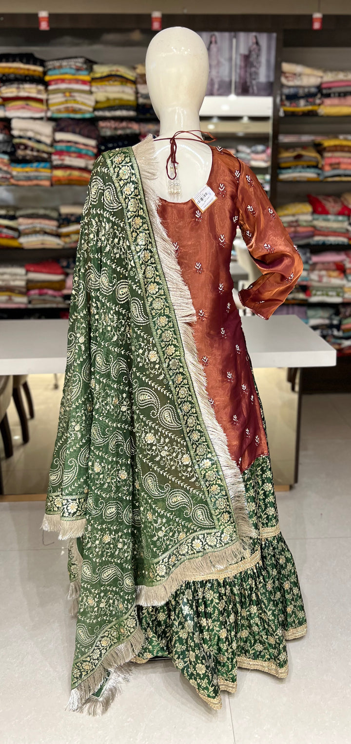 kriti emb farshi sharara set-7641