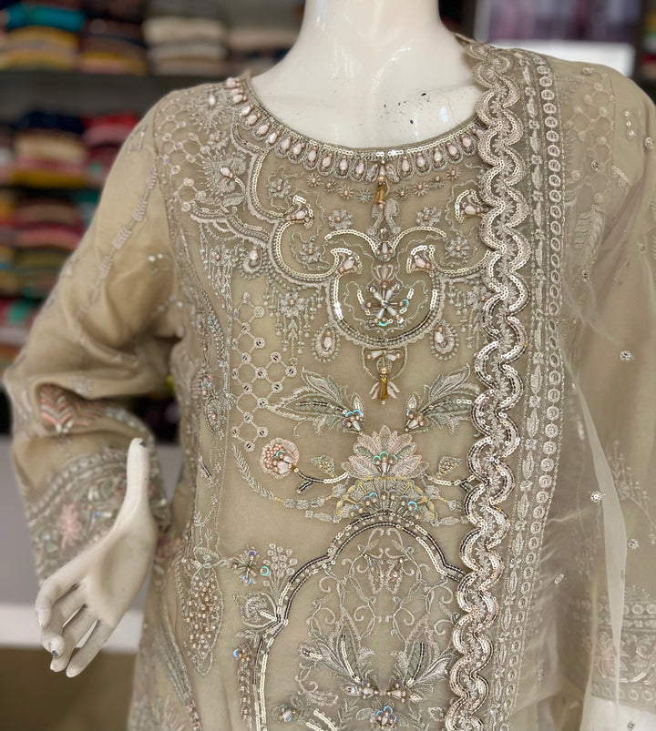 SADIYA HUSNARA DESIGNER EMB SUIT- H706