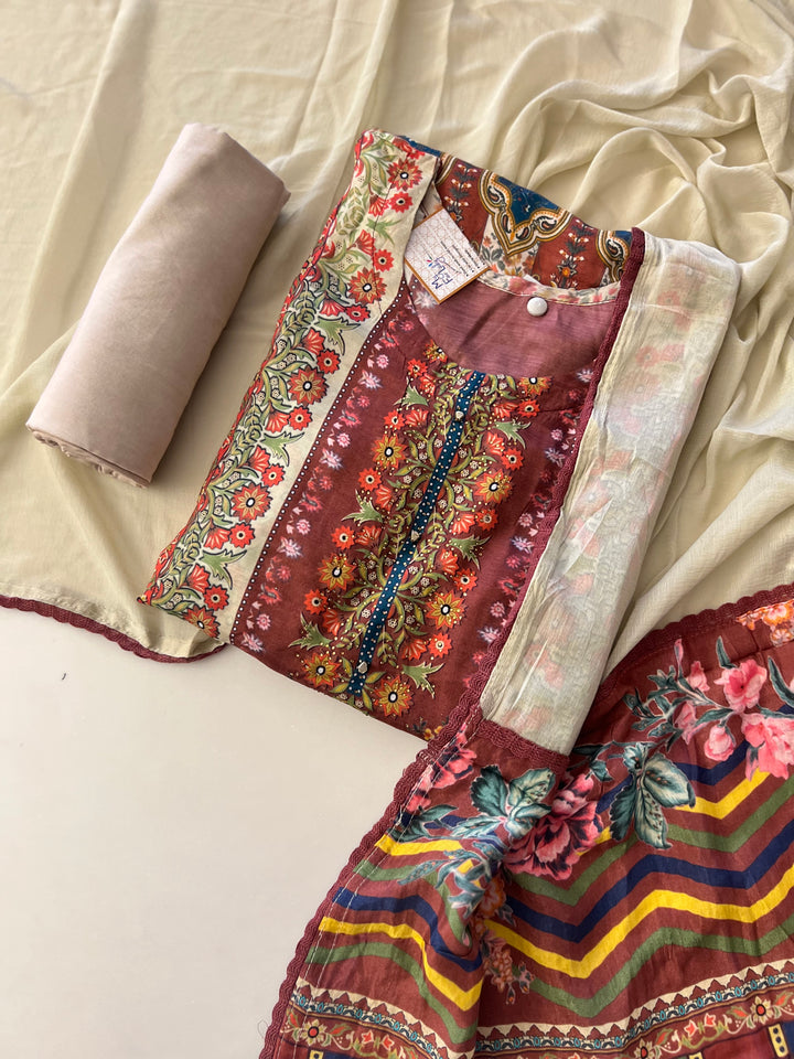 MEENAKARI LAWN SUIT-IKD01