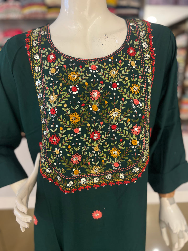 KURTI EMB WORK-BT131