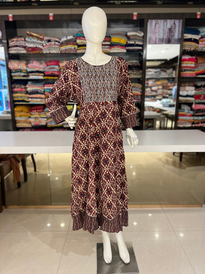 KURTI BROWNISH-BT120