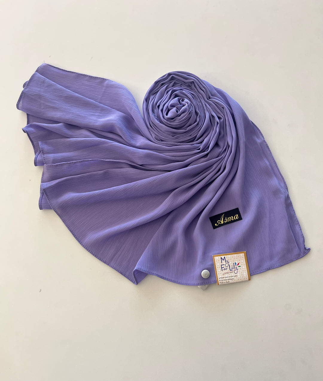 NAZIA PLAIN CRUSH COTTON CASUAL HIJAB-S552