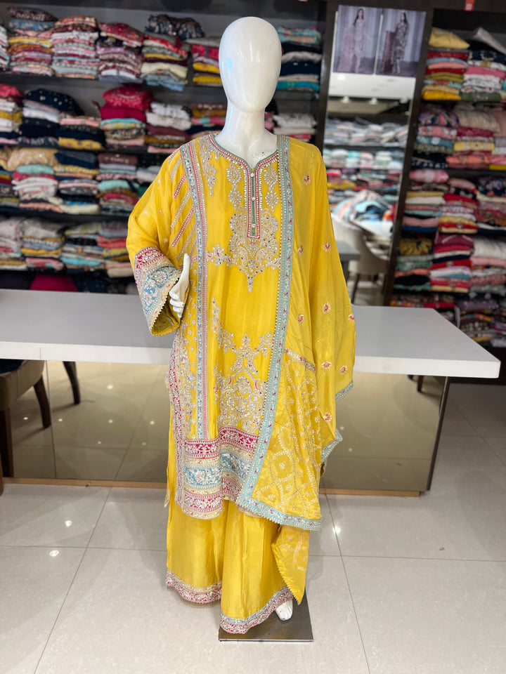 MITALI DESIGNER EMB SUIT- IKJ33