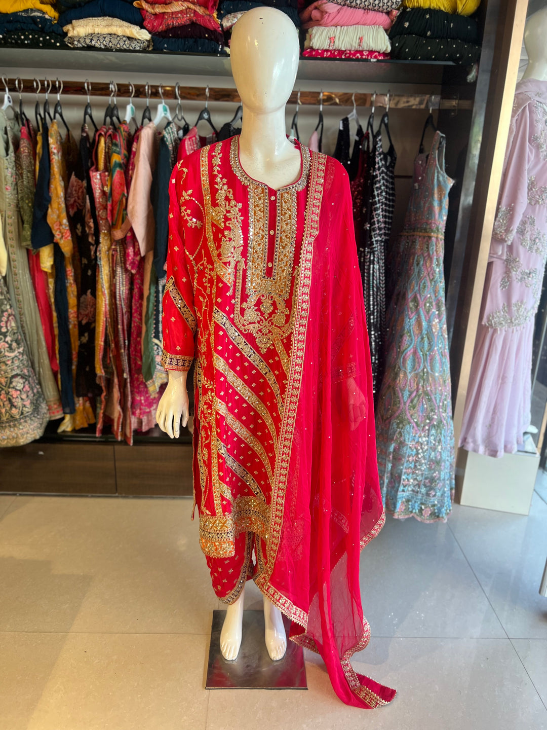 NANDINI DESIGNER EMB SUIT- IKI25