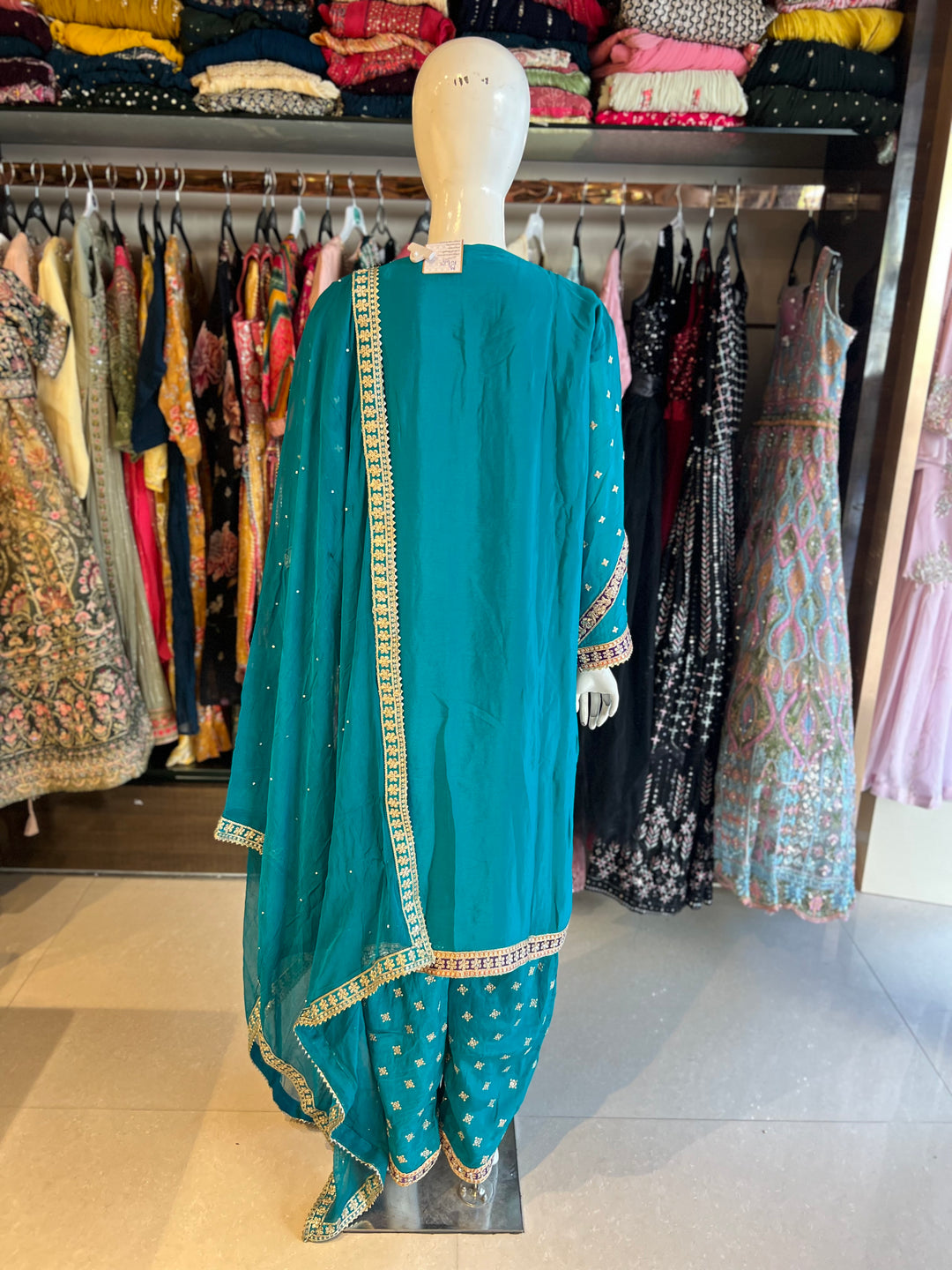 MEENAKUMARI DESIGNER EMB SUIT- IKI25