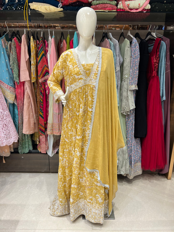 CHANDINI DSIGNER LONG FROCK- IKG7