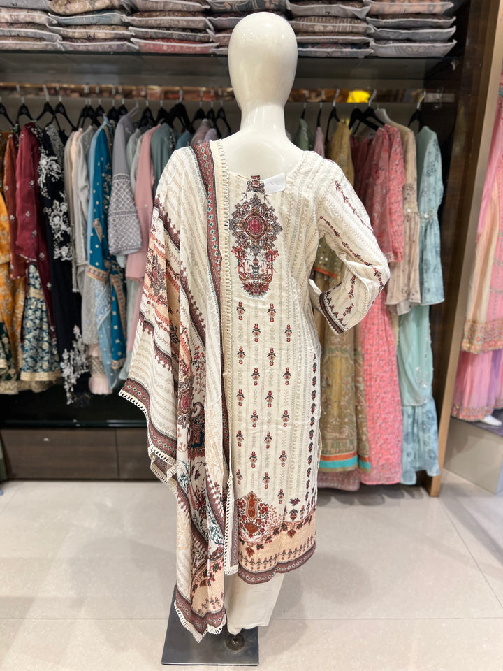 MALIHA DESIGNER FASHION SUIT- IKK06