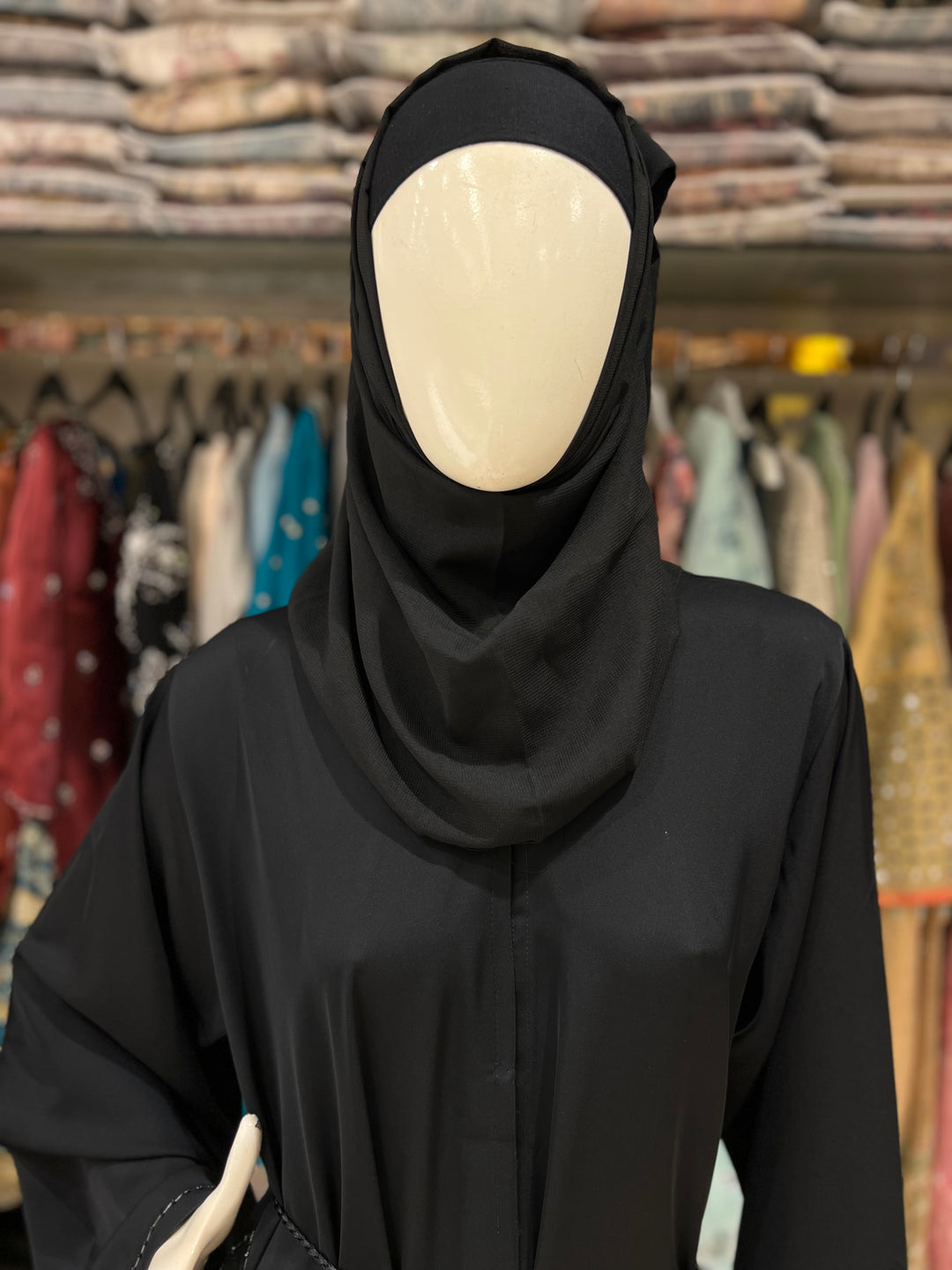 MAHEEN ABAYA BLACK- JN47