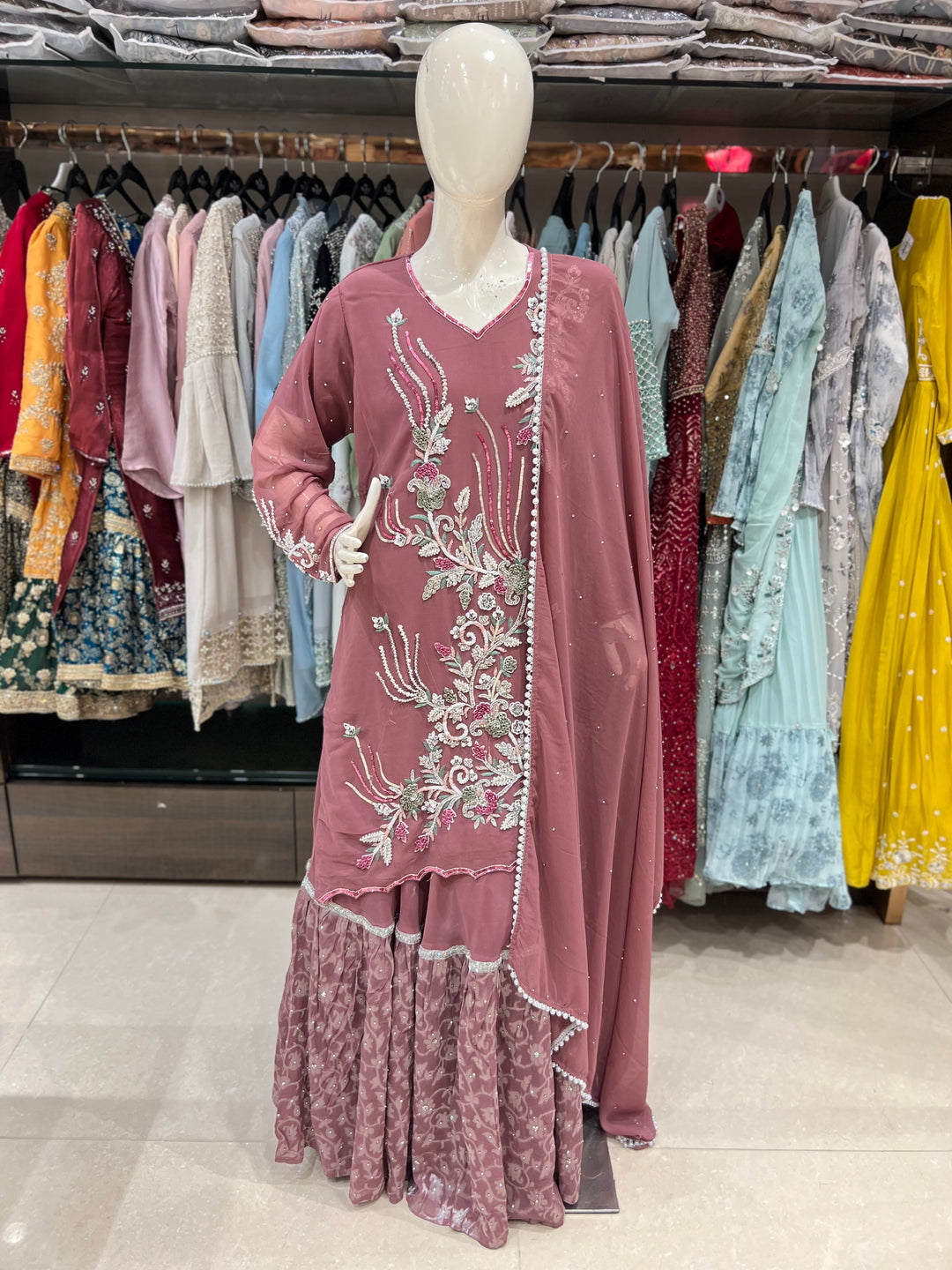 KASHVI DESIGNER SHARARA SUIT- KMSB7