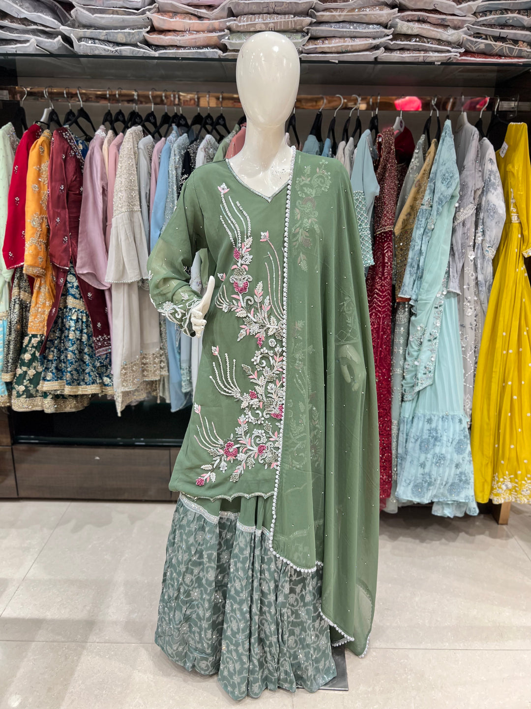 KASHVI DESIGNER SHARARA SUIT- KMSB7