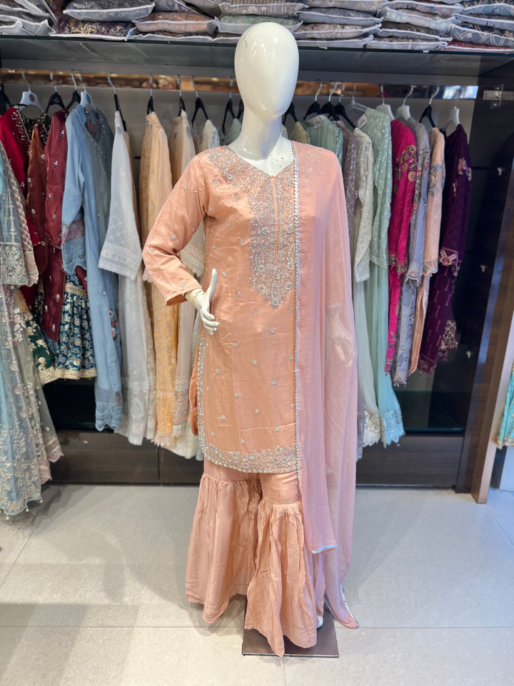 EKTA DESIGNER EMB SUIT- KTB8