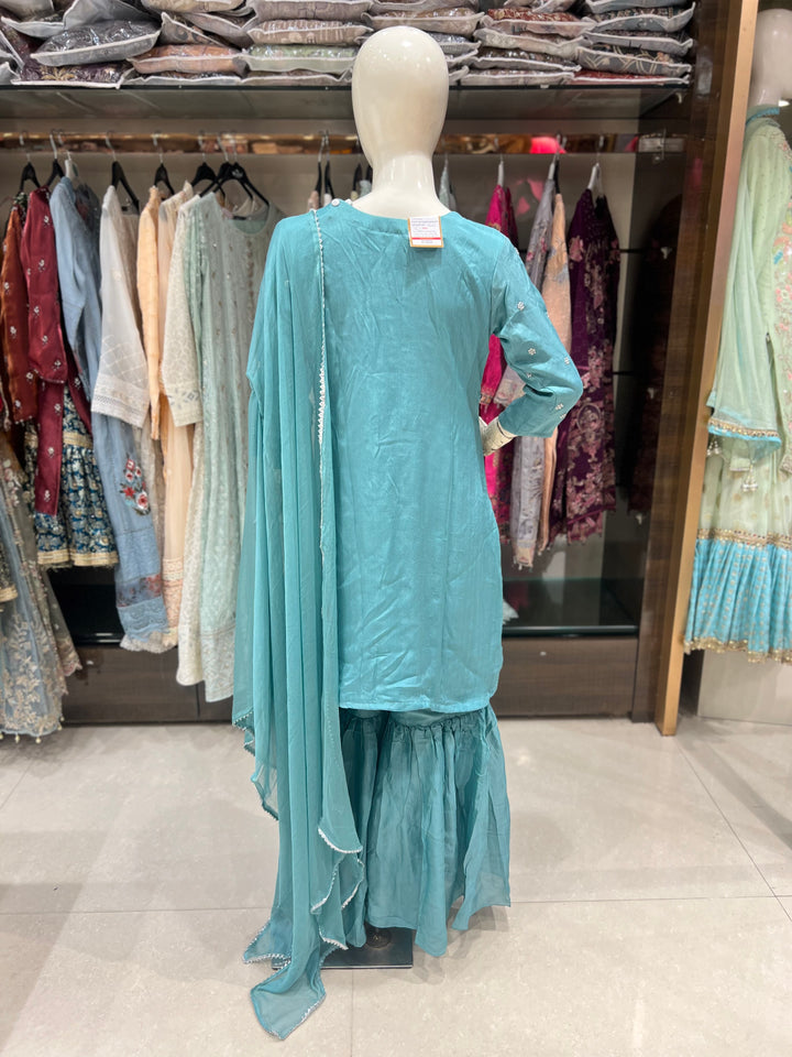 KASHVI DESIGNER EMB SUIT- KTB8