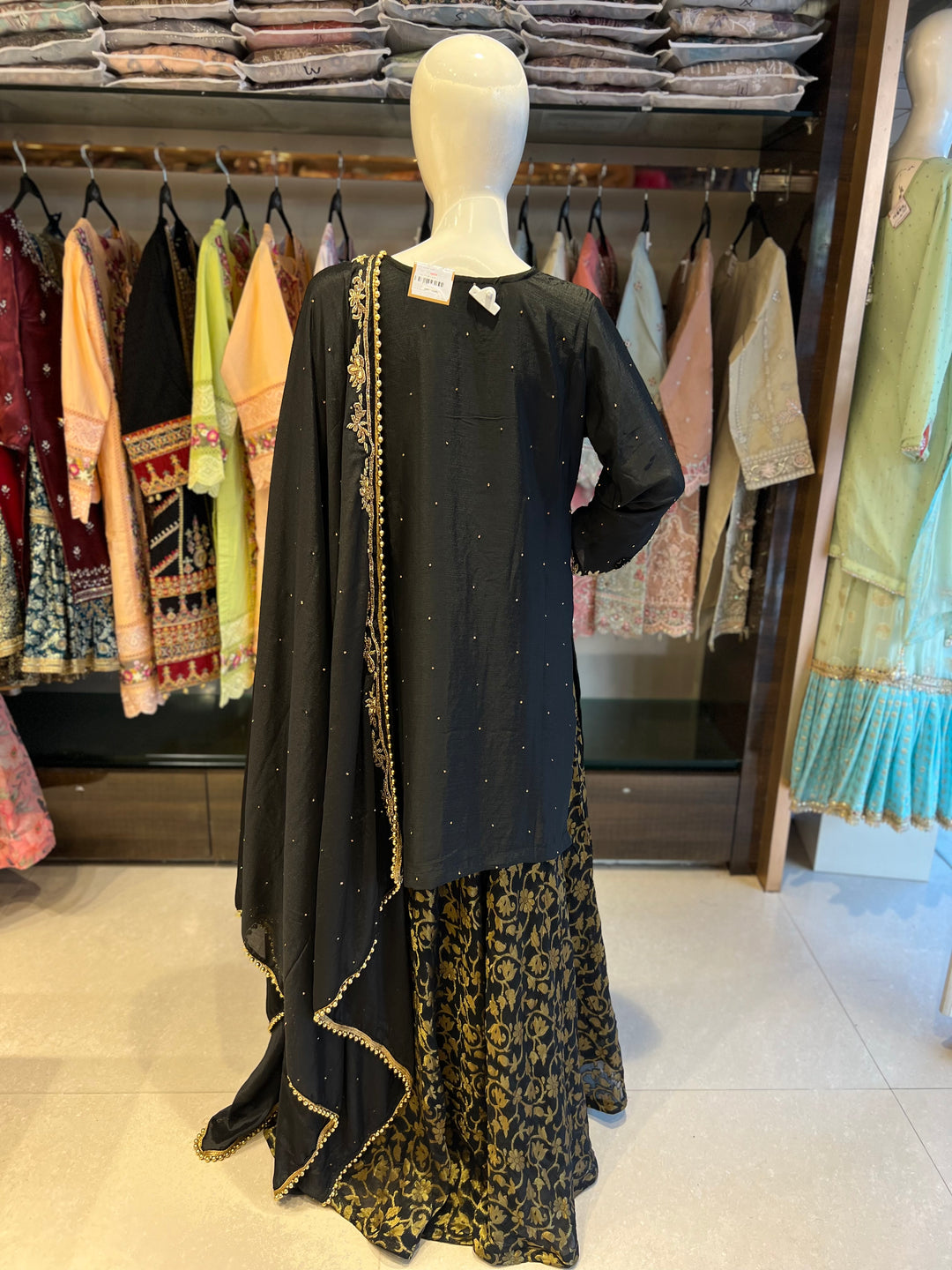 PALLAVI DESIGNER EMB SHARARA-KMS1