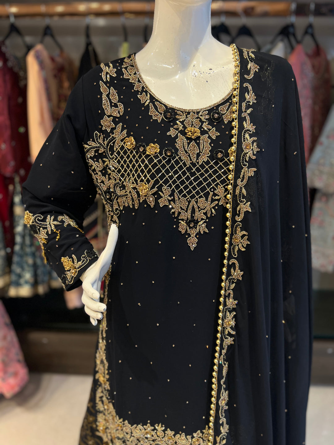 JASMINE DESIGNER SHARARA SUIT- KMS2