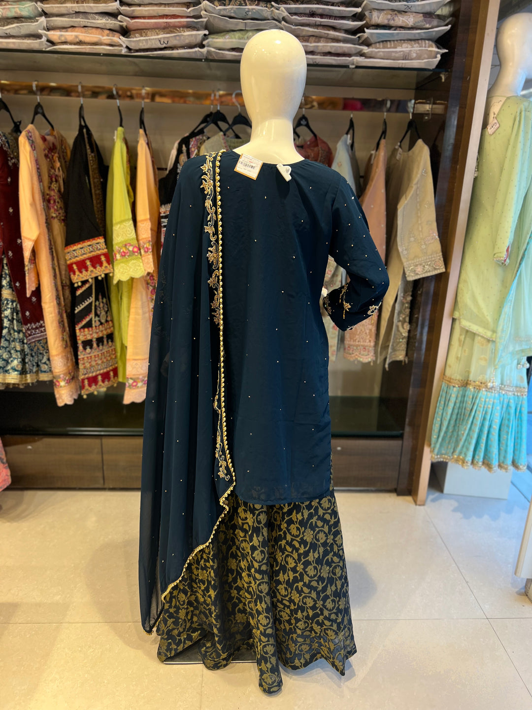 JASMINE DESIGNER SHARARA SUIT- KMS2