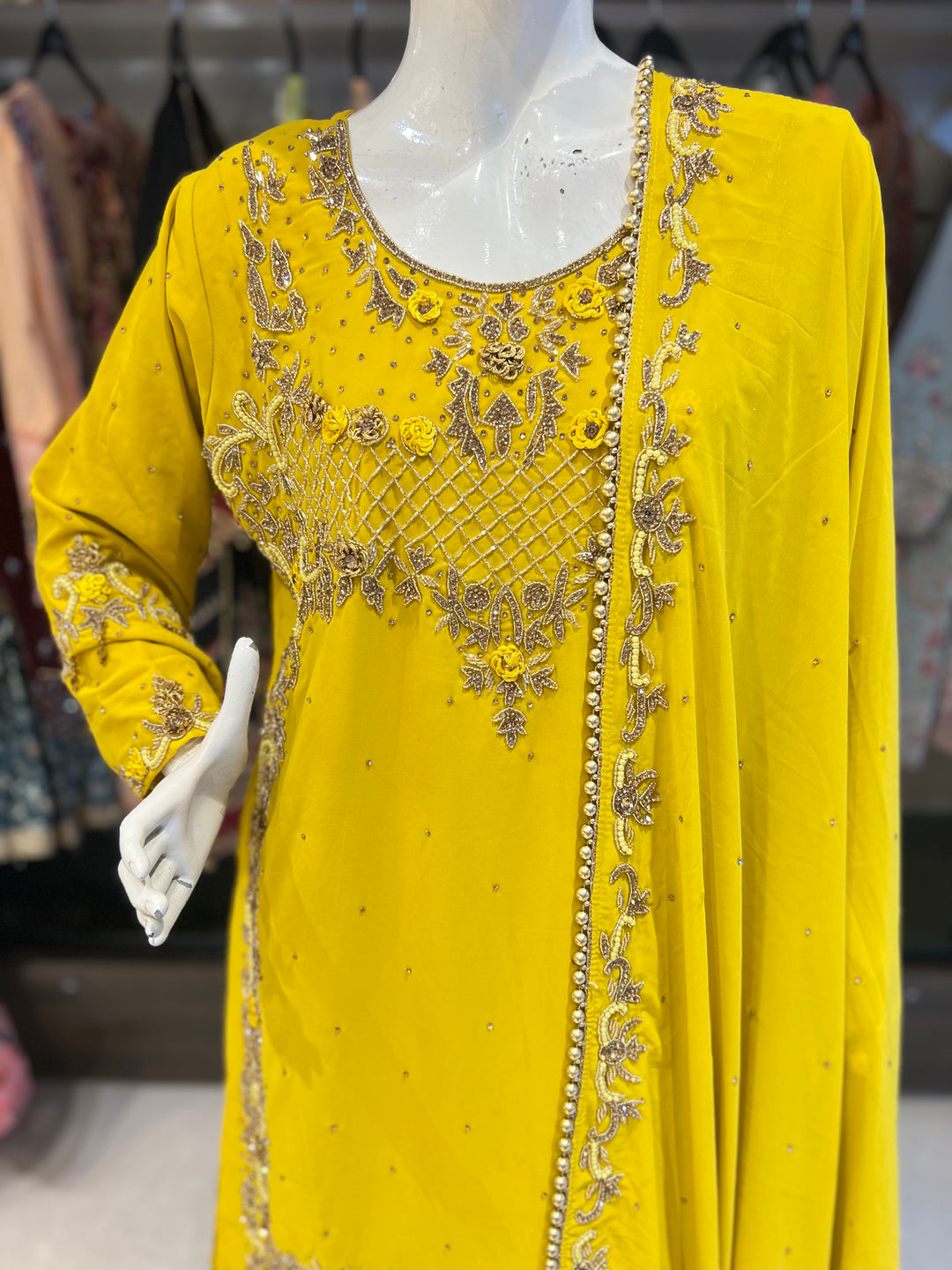 JASMINE DESIGNER SHARARA SUIT- KMS2