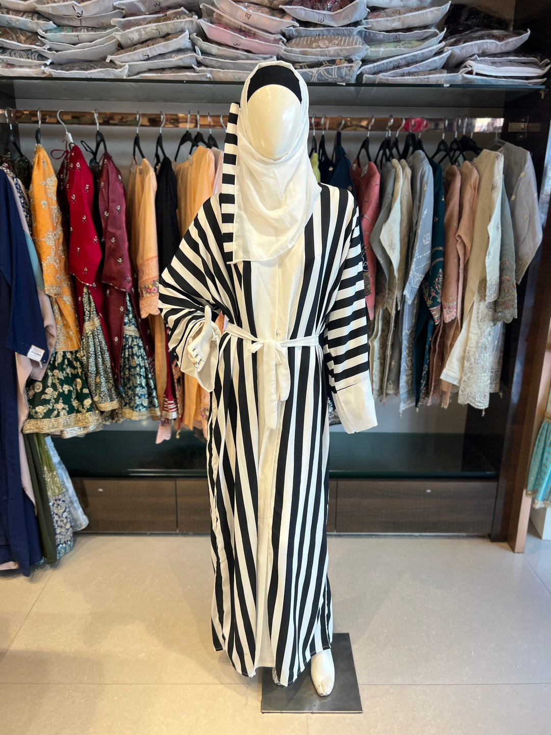 PRINTED ABAYA- JN02