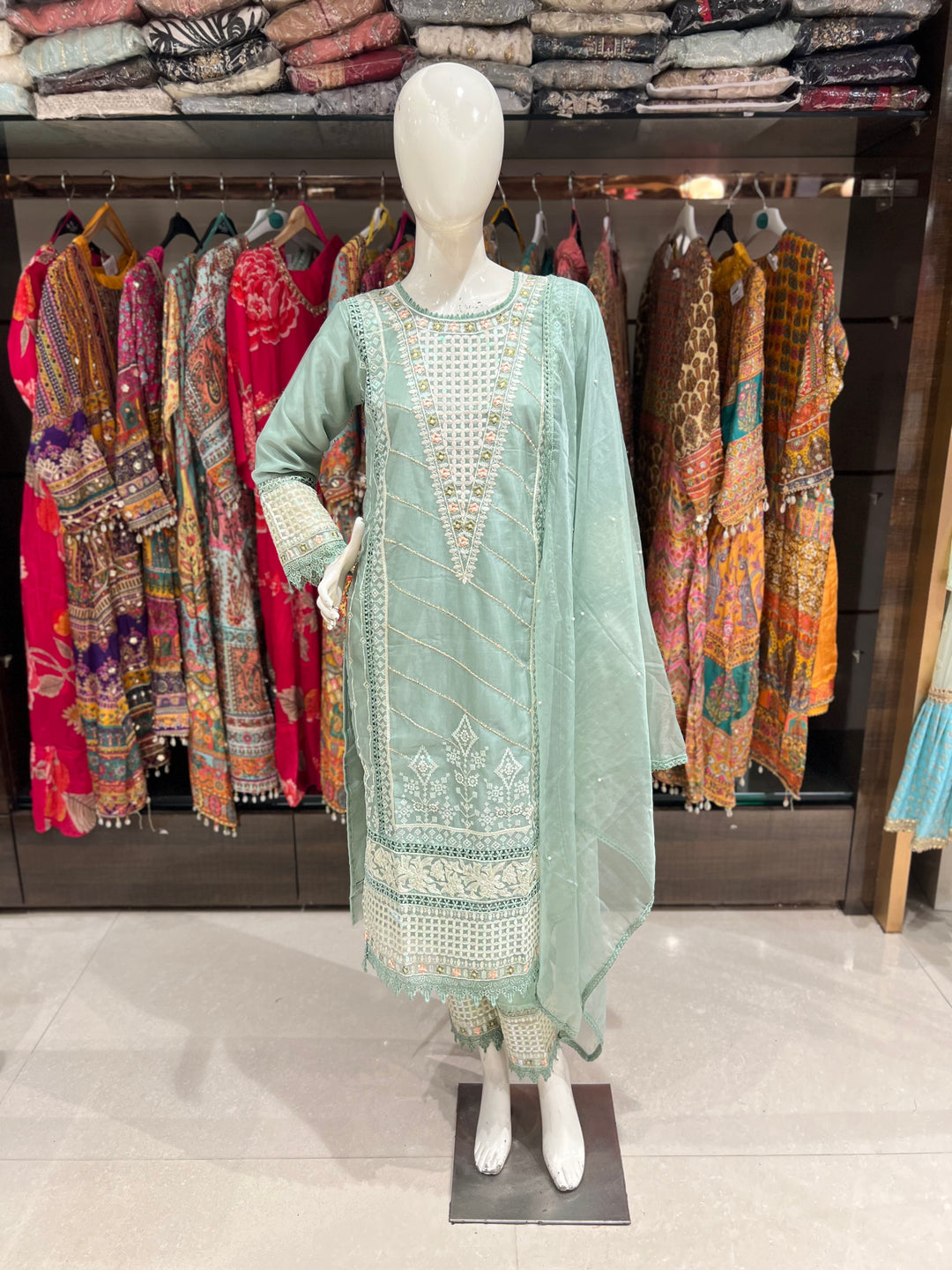 FIRDOUS DESIGNER EMB SUIT- IKM03