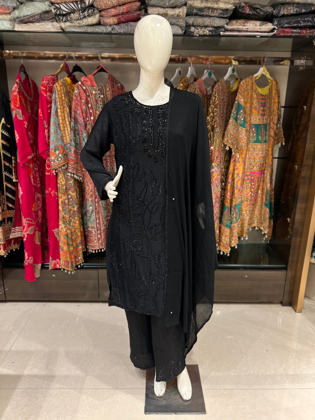 RUBINA DESIGNER EMB SUIT- IKW1