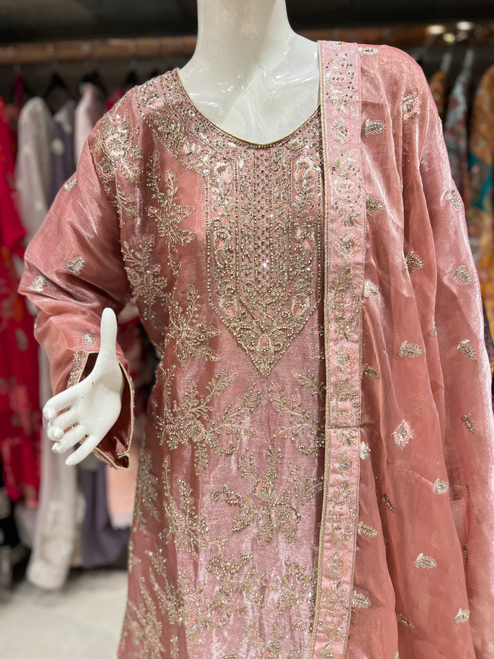 RUBINA DESIGNER EMB FARSHI GHARARA- BTE06