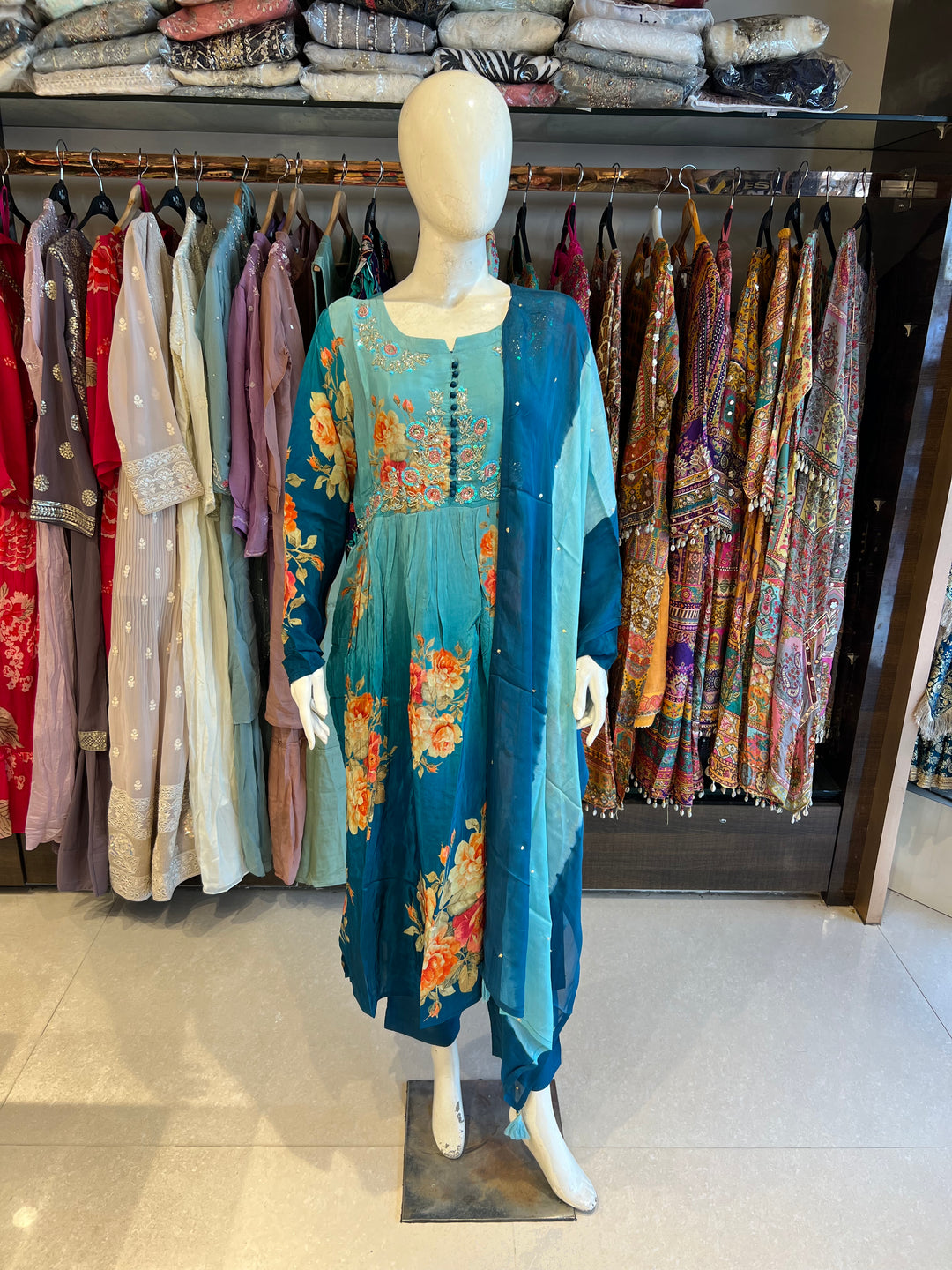 JIGNA DESIGNER EMV FROCK SUIT- KTA6