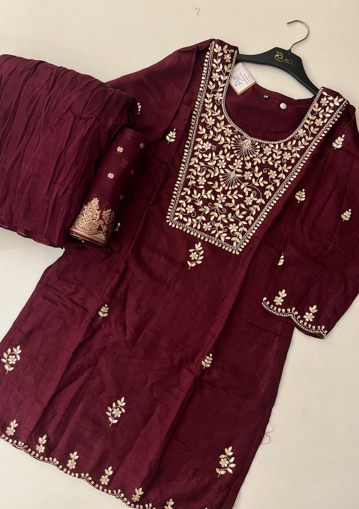 KIRAN DESIGNER GOTA WORK SUIT -BTN02