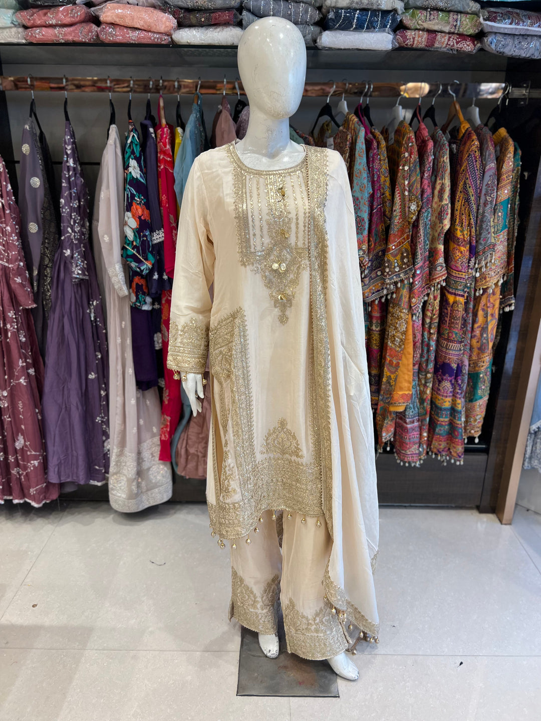 EID DESIGNER GOTA WORK SUIT -IKN6